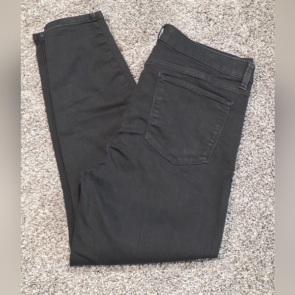 Rachel Roy Black Highrise Skinny Jeans Size 14/32 - Picture 1 of 4